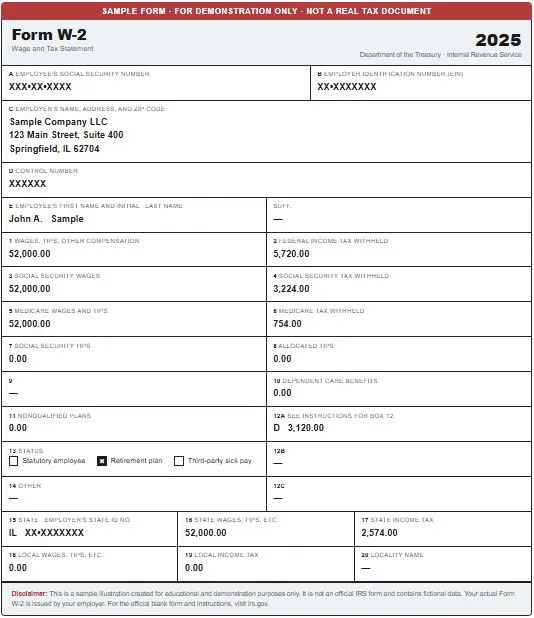 DGME W2 Form